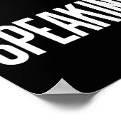 Kamala Harris Zitat Poster (Ecke)