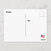 Kamala Harris Zitat während der VP-Debatte Postkarte (Rückseite)