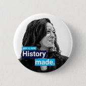 Kamala Harris zum Vizepräsidenten gewählt Button (Vorderseite)