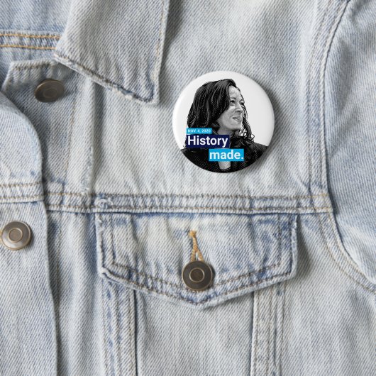 Kamala Harris zum Vizepräsidenten gewählt Button (Beispiel)