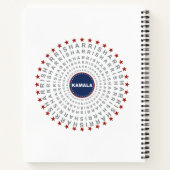 KAMALA HARRIS'S NIECE - Doppelseitiges Notebook Notizblock (Rückseite)