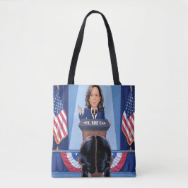KAMALA HARRIS'S NIECE - JA, SIE KANN TASTE TASCHE