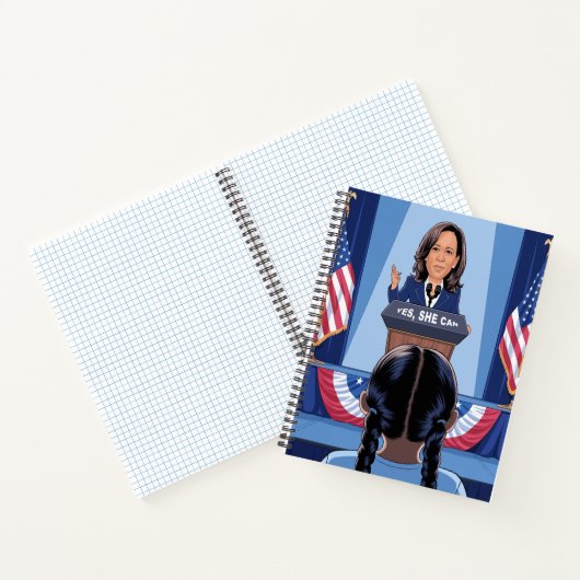 KAMALA HARRIS'S NIECE - Zweiseitige Notebooks Notizblock (Innenseite)