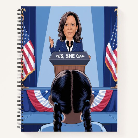 KAMALA HARRIS'S NIECE - Zweiseitige Notebooks Notizblock (Vorderseite)