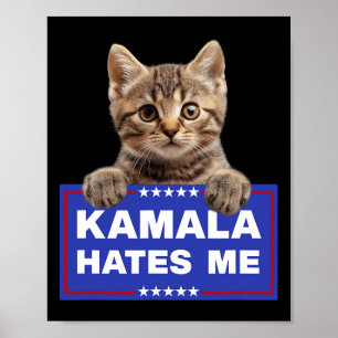 Kamala hasst mich Pro-Trump 2024 konservativer Pat Poster