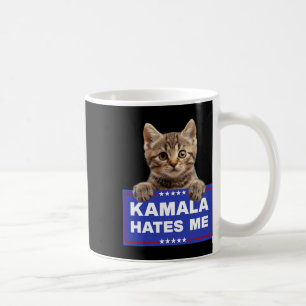 Kamala hasst mich Pro-Trump konservativ patriotisc Kaffeetasse