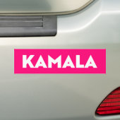 Kamala heißen rosa und weiße moderne, fette Typogr Autoaufkleber (Auf Auto)