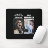 Kamala Ich Will Mit Dem Geschäftsführer Trump Mcdo Mousepad (Mit Mouse)