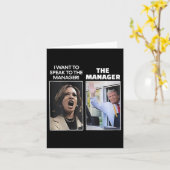 Kamala Ich Wollte, mit dem Manager Trump McDona zu Karte (Gelbe Blume)