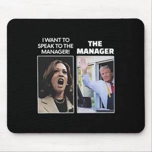 Kamala Ich Wollte, mit dem Manager Trump McDona zu Mousepad