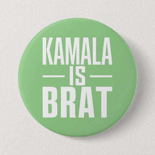 Kamala is Brat Button (Vorderseite)