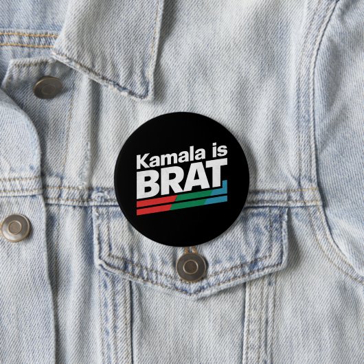 Kamala is Brat Button (Beispiel)