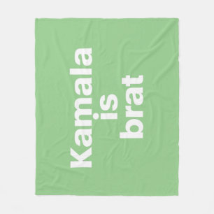 Kamala is Brat Fleecedecke