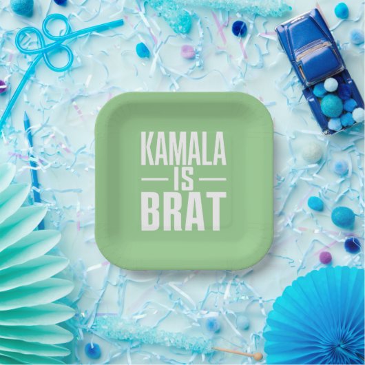 Kamala is Brat Pappteller (Party)