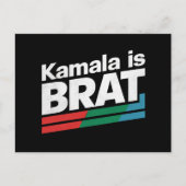 Kamala is Brat Postkarte (Vorderseite)