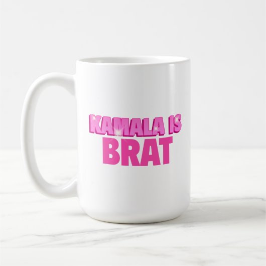 Kamala ist Brat Coffee Tasse (Links)