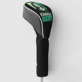 Kamala ist Brat Funny Sarcastic Golf Headcover (angewinkelt)