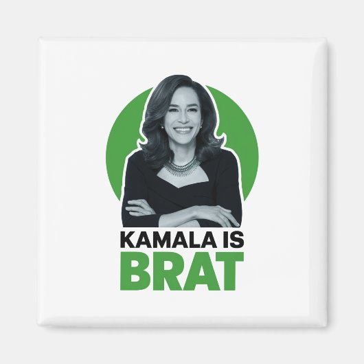 Kamala ist Brat Funny Sarcastic Magnet (Vorne)