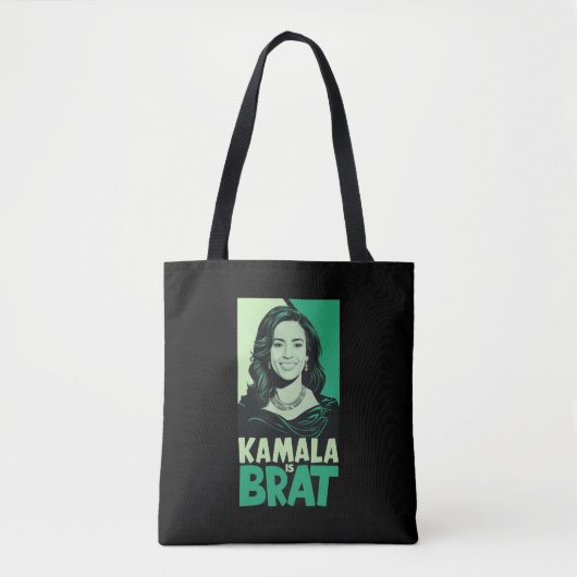 Kamala ist Brat Funny Sarcastic Tasche (Vorderseite)