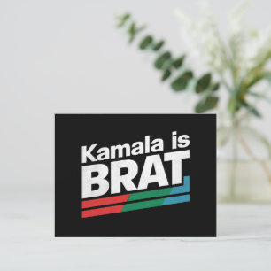 Kamala ist ein verzogenes Gör Postkarte