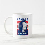 Kamala ist mein Held Kaffeetasse (Links)