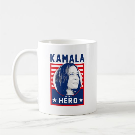 Kamala ist mein Held Kaffeetasse (Links)