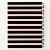 Kamala ist meine Schwester rosa und schwarz Notizblock (Rückseite)