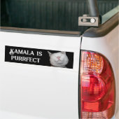 Kamala ist Purrfect Autoaufkleber (Auf Lkw)