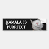 Kamala ist Purrfect Autoaufkleber (Vorne)
