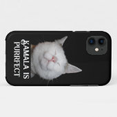 Kamala ist Purrfect Case-Mate iPhone Hülle (Rückseite (Horizontal))