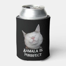 Kamala ist Purrfect Dosenkühler
