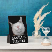Kamala ist Purrfect Fotoplatte (Seite)