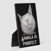 Kamala ist Purrfect Fotoplatte (Seite)