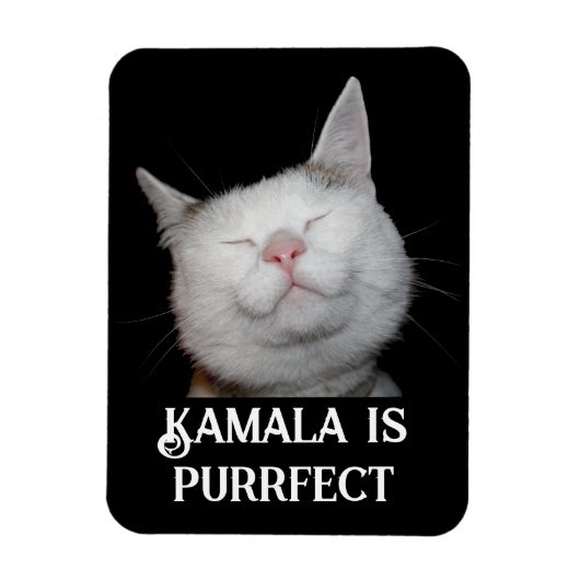 Kamala ist Purrfect Magnet (Vertikal)
