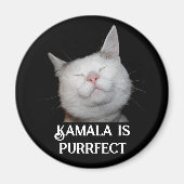 Kamala ist Purrfect Magnet (Vorne)
