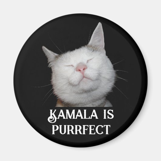 Kamala ist Purrfect Magnet (Vorne)