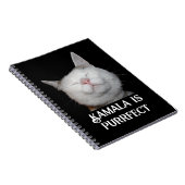 Kamala ist Purrfect Notizblock (Rechte Seite)