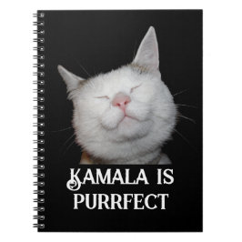 Kamala ist Purrfect Notizblock