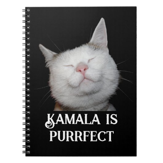 Kamala ist Purrfect Notizblock (Vorderseite)