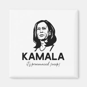 Kamala It's Pronounced Veep Vice President Harris Magnet