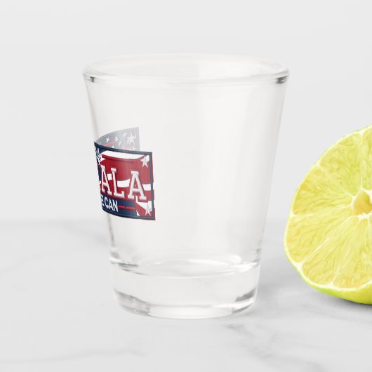 KAMALA "JA, SIE KANN" Glas (Rechts)