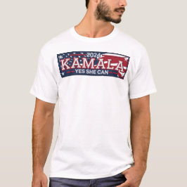 KAMALA "JA, SIE KANN" T - Shirt von Männern
