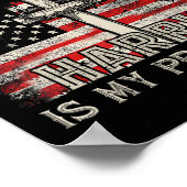 Kamala Jesus ist mein Erretter Harris ist mein Prä Poster (Ecke)