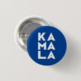 kamala Ka ma la 3 Silben Moderne Typografie Blau Button