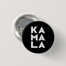 kamala Ka ma la 3 Silben Typografie weiß schwarz Button