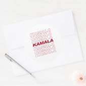 KAMALA KAMALA KAMALA RUNDER AUFKLEBER (Umschlag)