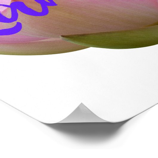 Kamala "Lotus Blume" Poster (Ecke)