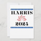 Kamala Lotus Harris für POTUS Einladung (Vorderseite)
