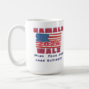 Kamala macht sich Ihre eigene billige Geschäftswah Kaffeetasse