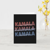 Kamala mit Kalama Harris Quotes Karte (Gelbe Blume)